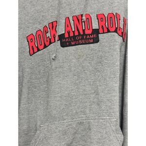 Oarsman Rock And Roll Hall Of Fame Museum Gray Sweatshirt Hoodie Size 2XL
